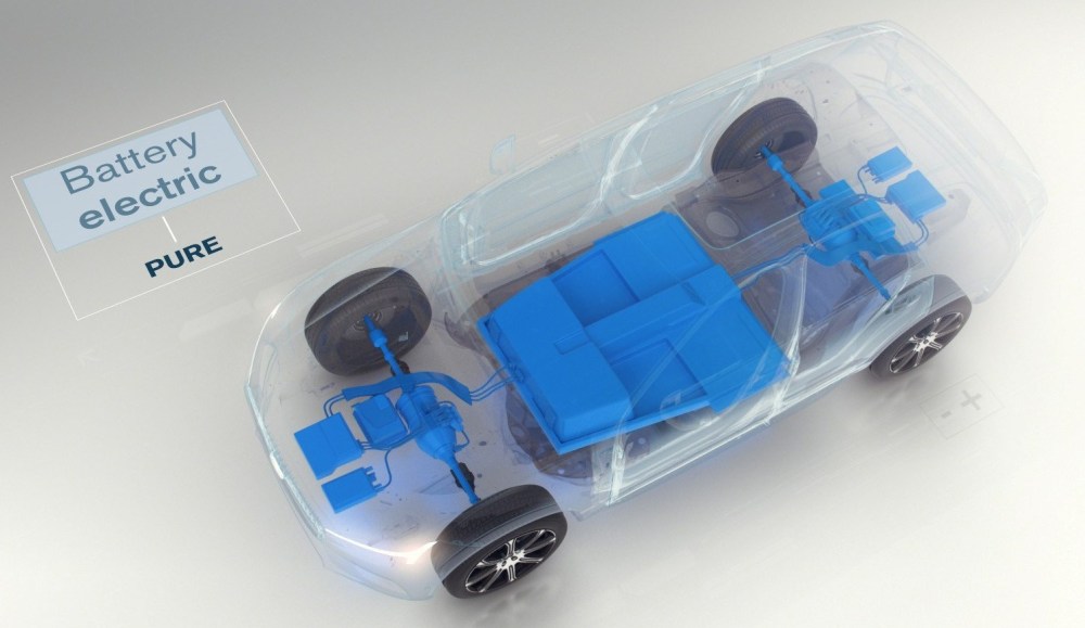 Still from animation - Battery electric, Pure